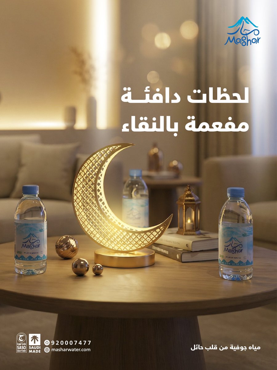 مياه مشار | Mashar Water tweet media