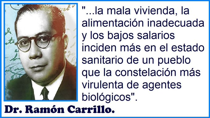 abarcaredic's tweet photo. Neurocirujano, neurobiólogo, docente y médico sanitarista, fue el primero en ejercer el cargo de "Ministro de Salud de la Nación", durante la presidencia de J.D. Perón.
Llevó a cabo una transformación sin precedentes en la salud pública de nuestro país.
#RamonCarrillo
7/3/1906 🎂 https://t.co/vnxJzRMSZK