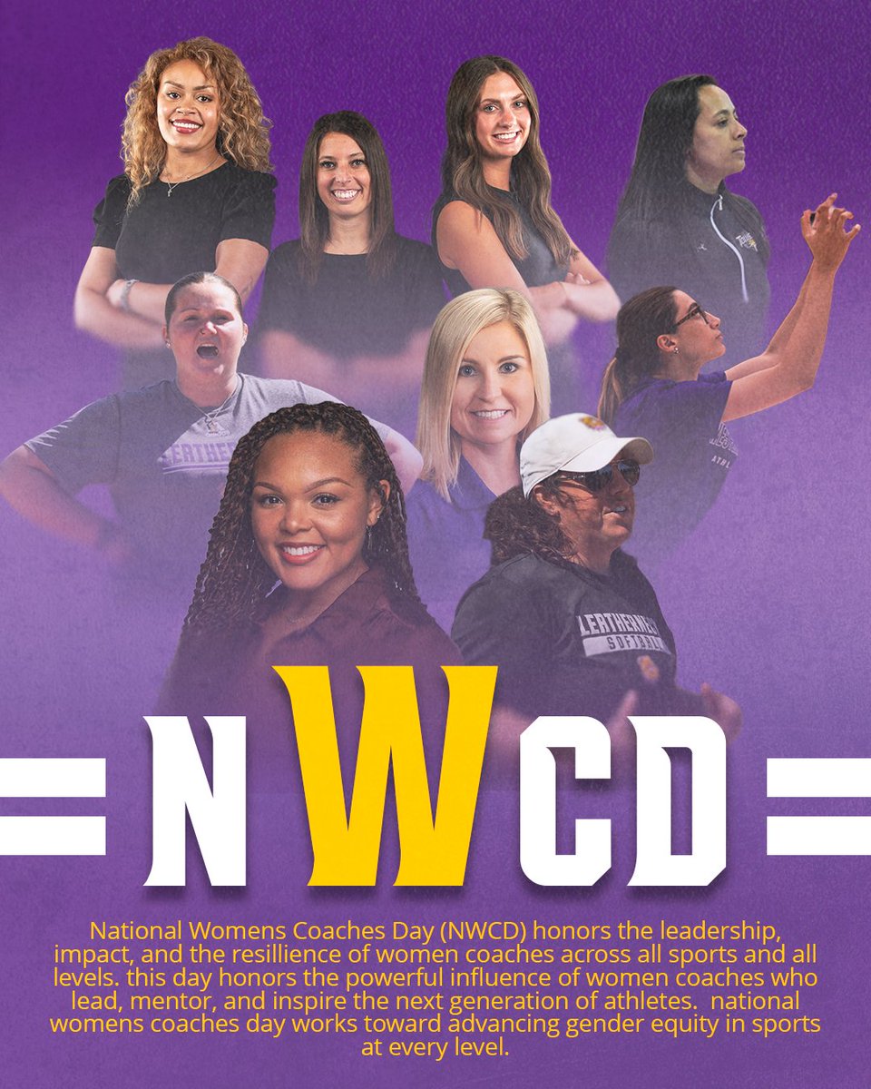WIUAthletics's tweet image. Celebrating the leaders who inspire, mentor, and empower every day. 💜💛

Happy National Women’s Coaches Day to the incredible women guiding the next generation of Leathernecks. 🐾

#GoNecks | #OneGoal