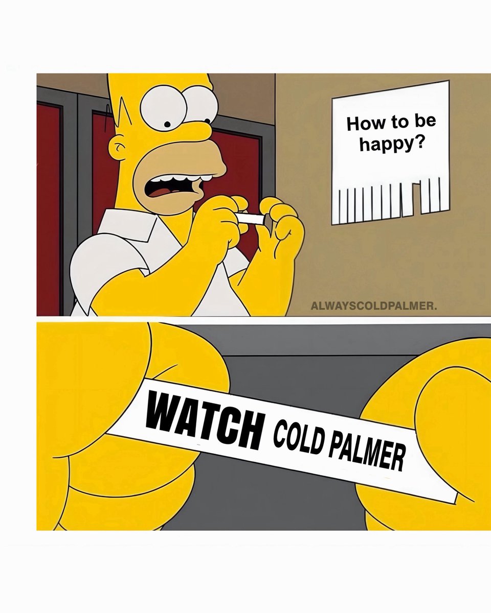Always Cold Palmer tweet media
