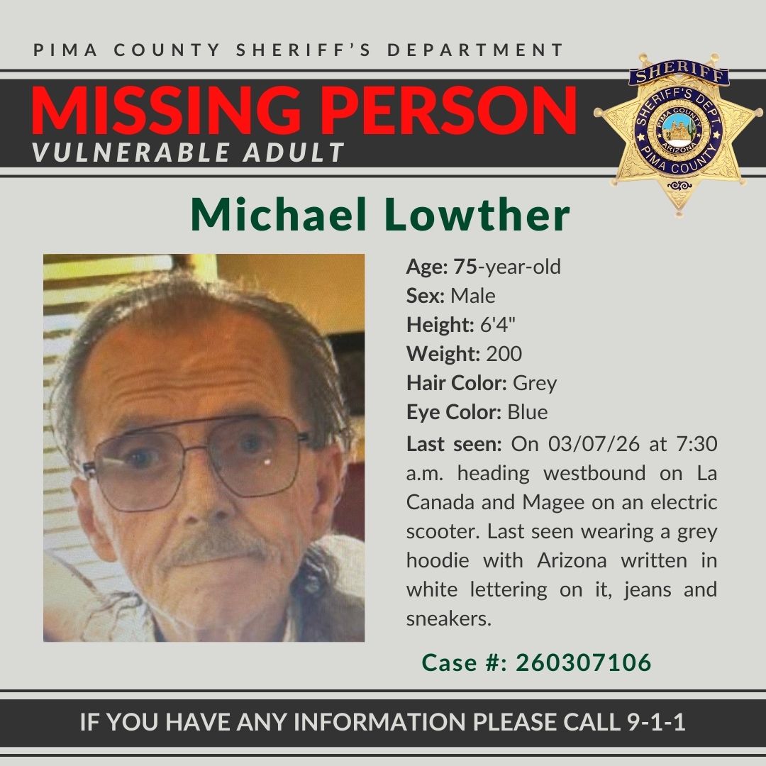 Pima County Sheriff's Department tweet media