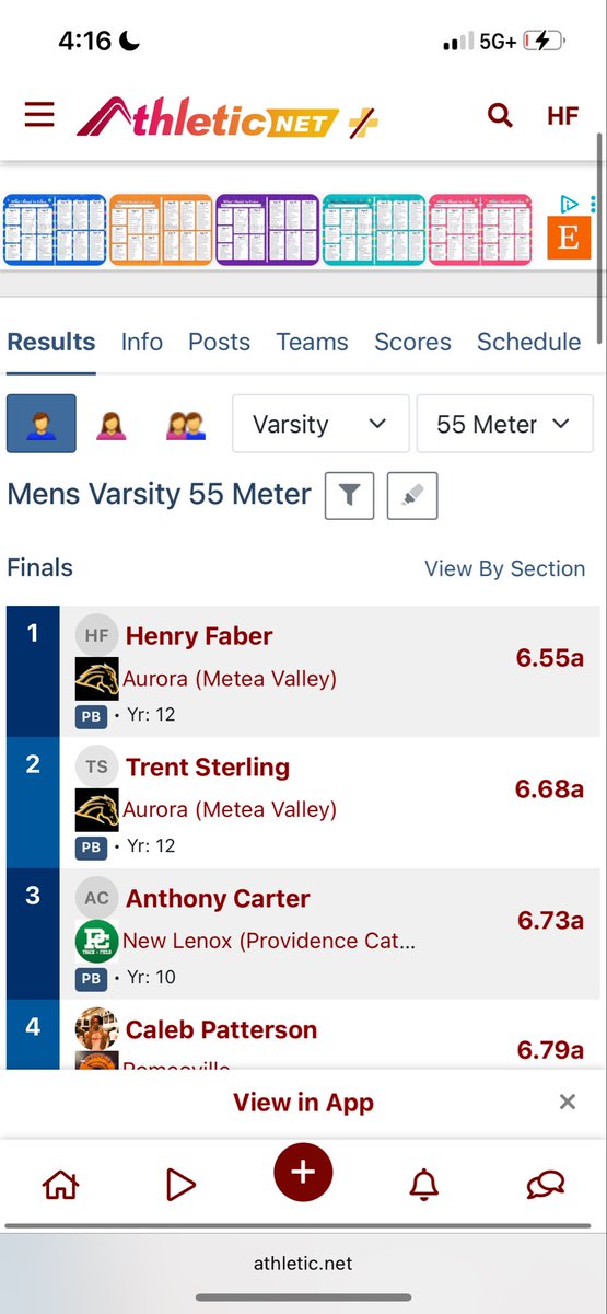 HenryFaber08's tweet photo. Blessed to be healthy after a 2 week recovery process. My main focus this month has been working on my top speed. I Had a massive PR in the 60m and excuted a good 55m There is still tons of work to do. #GODsPLAN #stackdays @MVMensXCTF https://t.co/02nO7L7wuT
