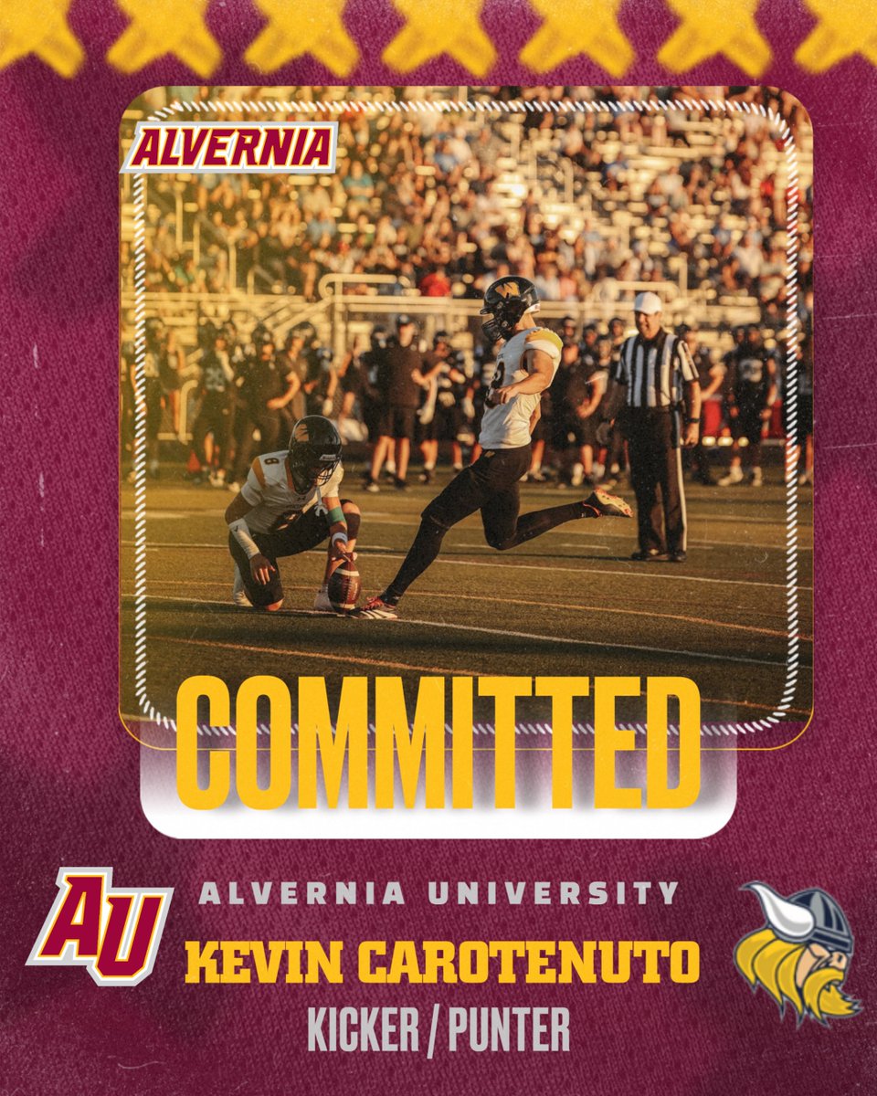 Alvernia Football tweet media