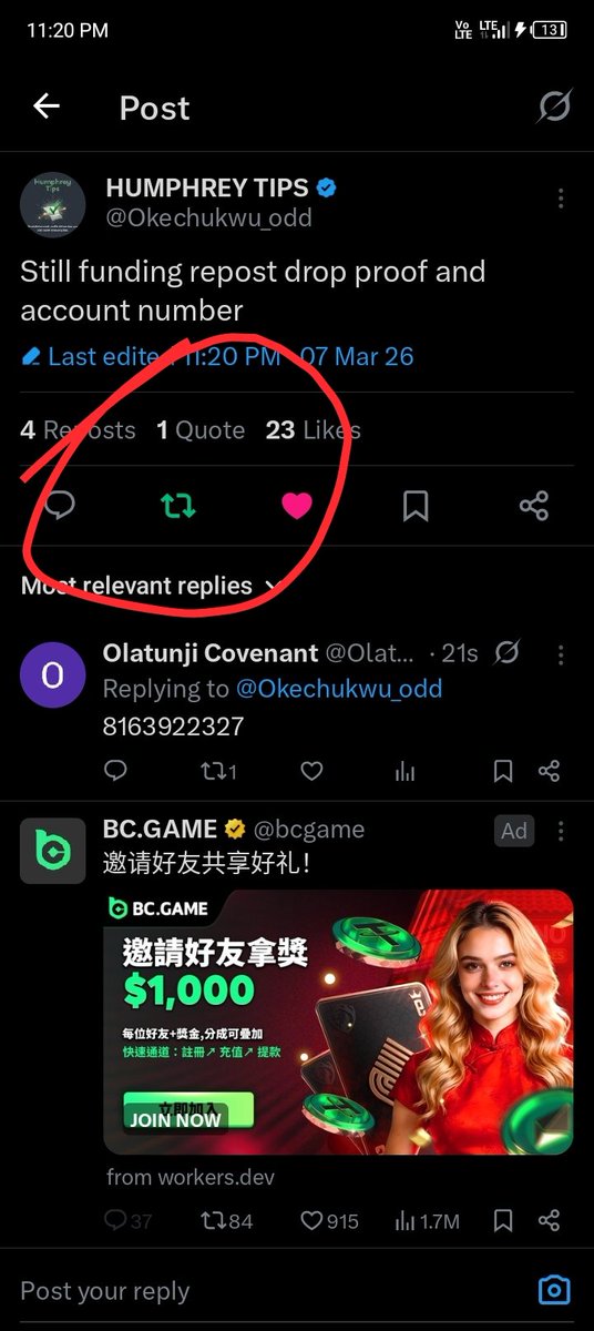 Chrisrollin10's tweet photo. @Okechukwu_odd 9066878975
Opay 
Christopher https://t.co/TrQURgS6Su