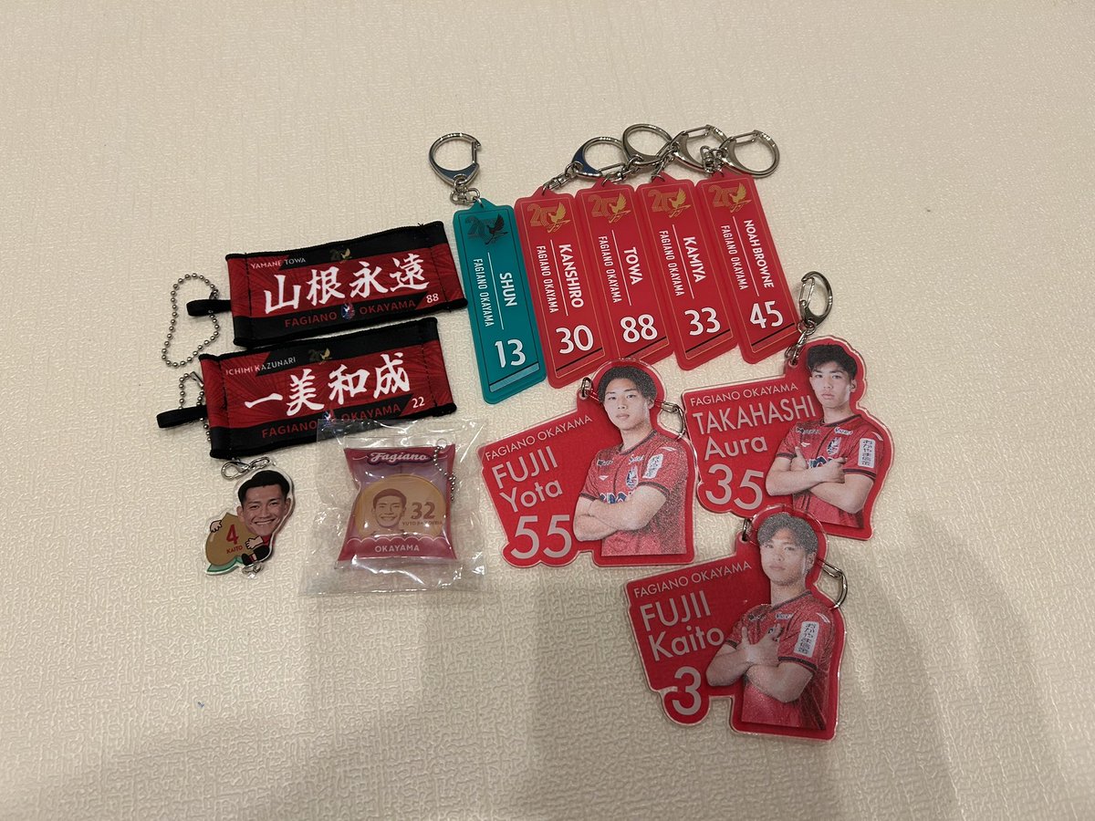fagi_mugi's tweet photo. ファジアーノ岡山　ガチャ　交換

譲　以下の画像のとおり
求　27,40,定価(異種交換可)

交換優先でさせていただけたらと思います。
また、現地での取引可能な方でよろしくお願いします🤲

#ファジアーノ岡山 https://t.co/kfl2g6NZ3e
