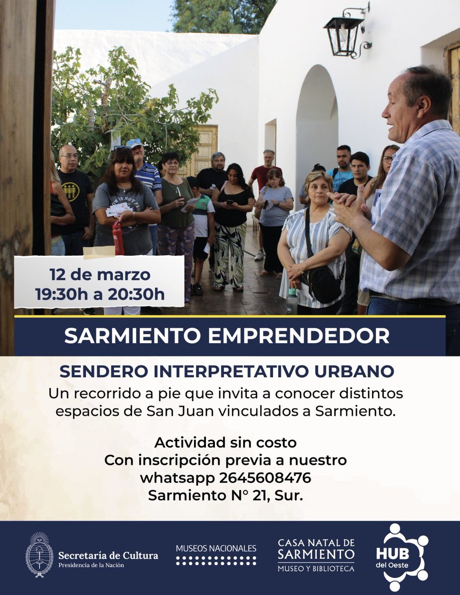 Museo y Biblioteca Casa Natal de Sarmiento tweet media