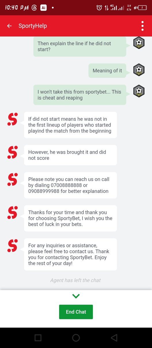 Cryplitzing's tweet photo. @SportyBetNG You're a cheat bet option says A non starter player or did not play is considered void, yet you settled my multiple bet won as lost when Joao Pedro did not start today's match against Wrexham even your staff admitted to it. https://t.co/VEPpIze6Ev