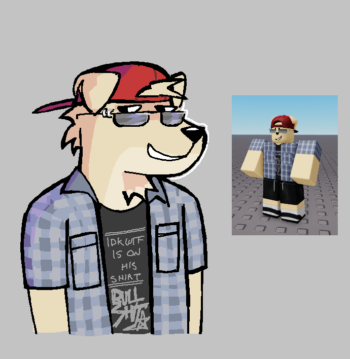 cloneContagion's tweet photo. drew my freaking roblox avatar #furryart #roblox https://t.co/HXE0roYlYh
