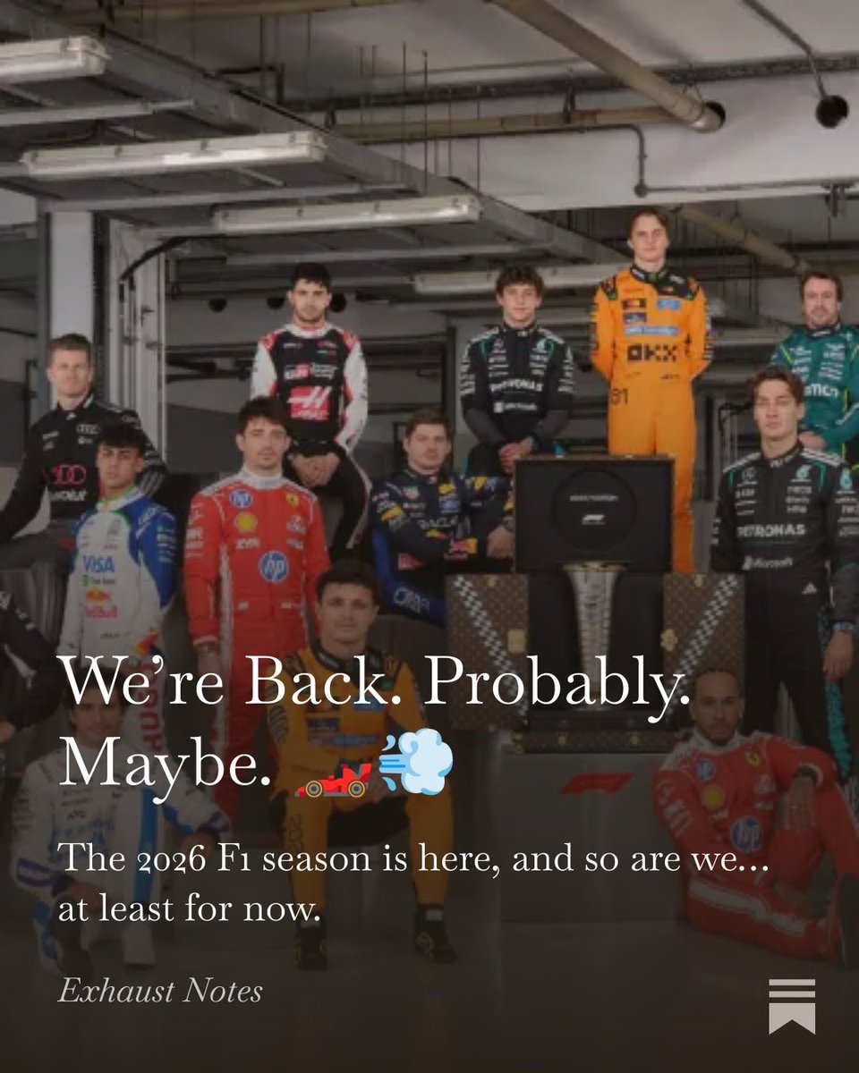 Exhaust Notes F1 Podcast tweet media