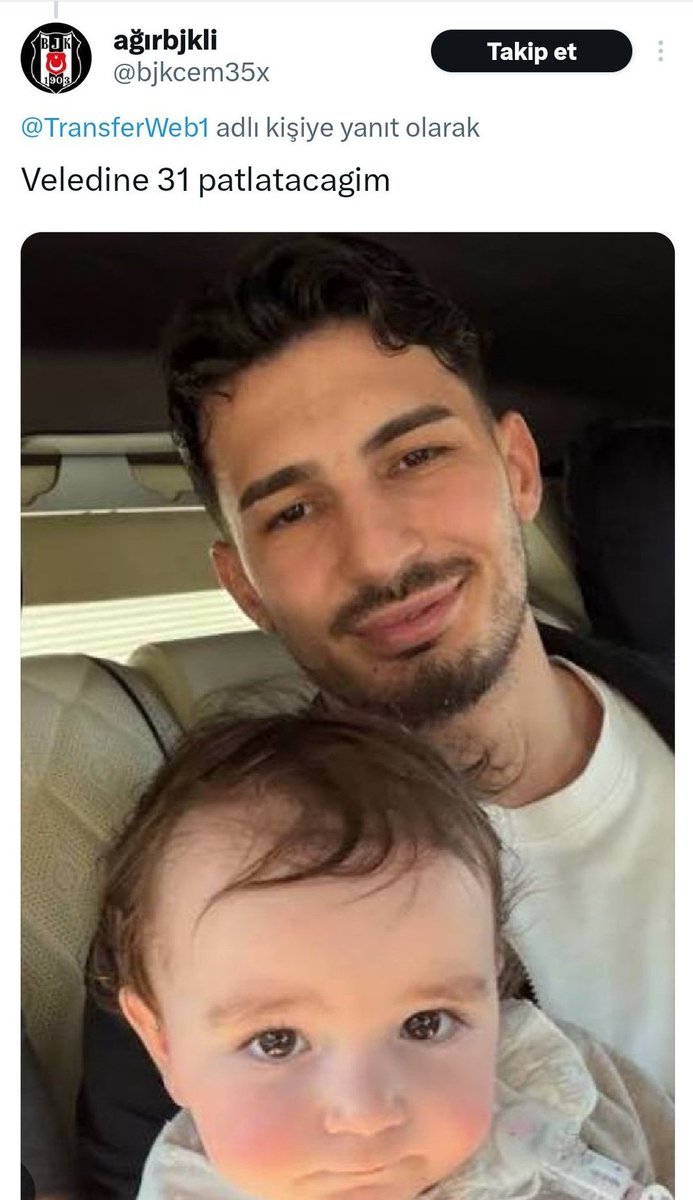 Küçücük çocuk hakkında söylediği şeye bakın sizin futbolunuzu holiganlığınızı sikeyim