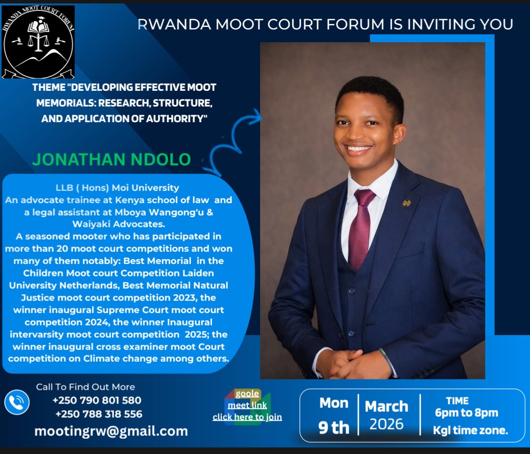 RWANDA MOOT COURT FORUM (RMCF) tweet media