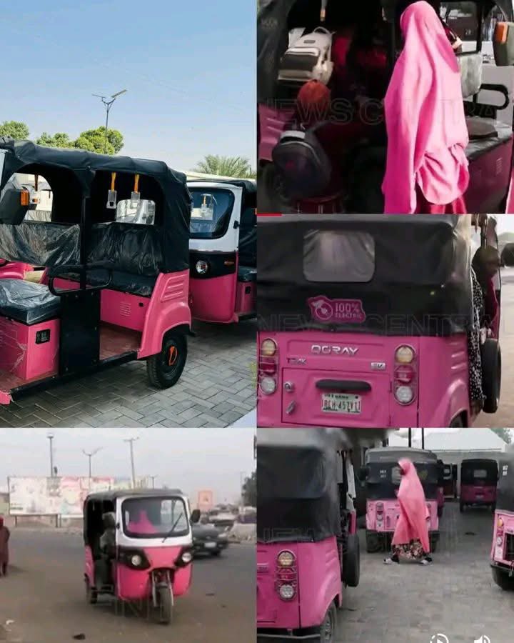 A group of women in Kano has launched a women-only tricycle transport service called “Mata Zalla.”

The initiative introduces special Keke Napep operated exclusively by women and designed to serve only female passengers.

The organisers say the service is aimed at creating a
