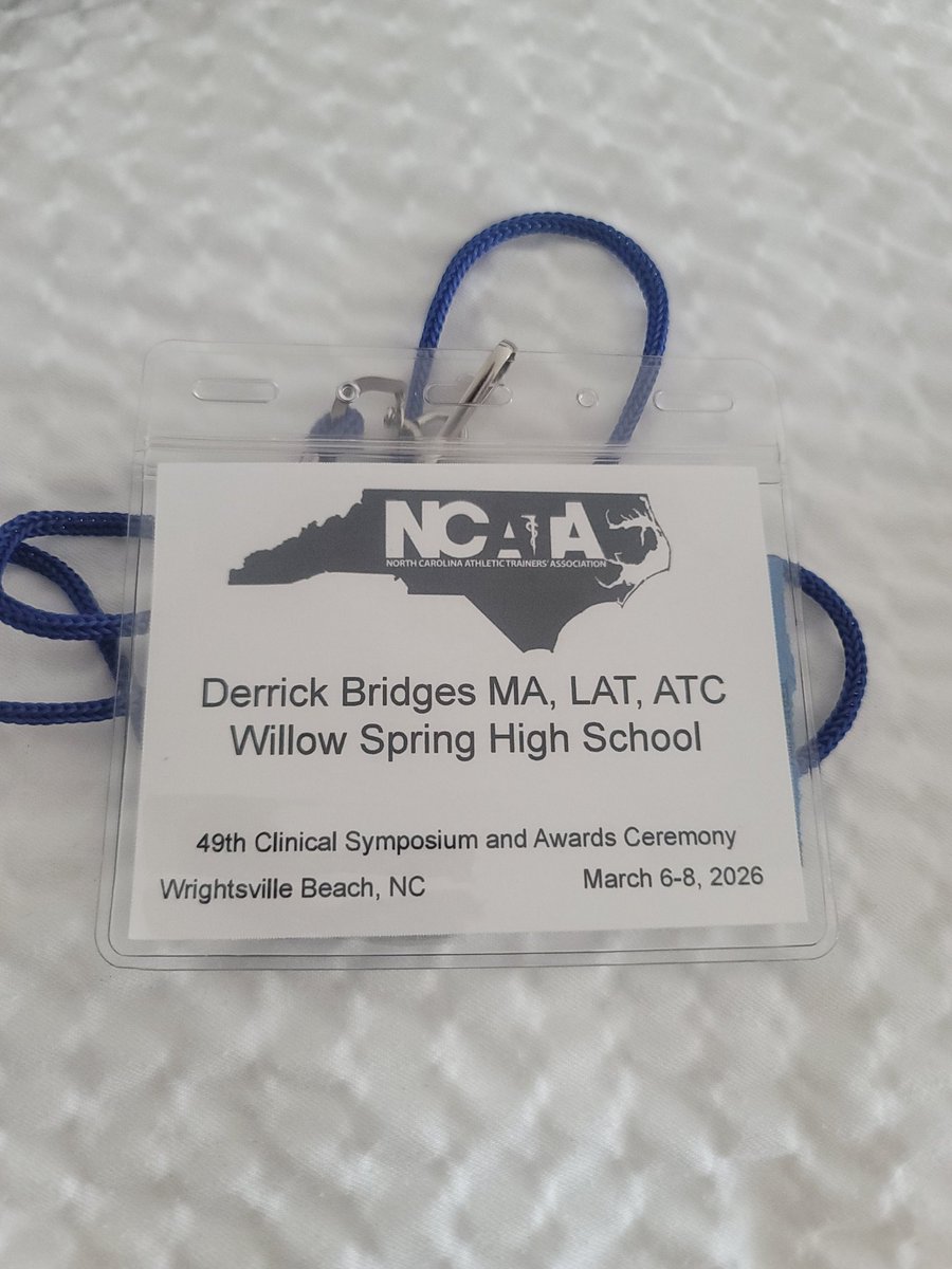 Derrick Bridges, MA, LAT, ATC tweet media