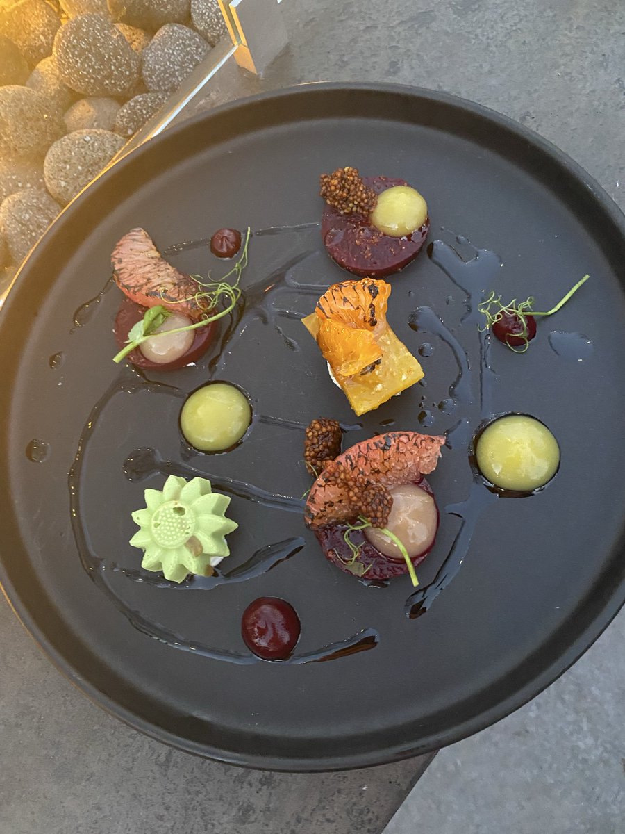 My breath caught. This couldn't be the main event. Evie and Dan smiled knowingly. Give it a chance, they insisted. I tasted. I sipped. The flavors expanded like a mini Big Bang. What magic is this? Meanwhile my date ate a second meal once we made it to his place. #Satsplat