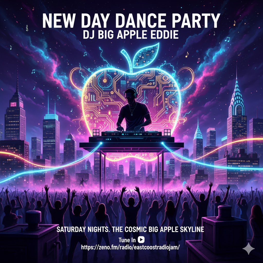themindscapegal's tweet photo. The New Day Dance Party: Saturday nights 10 PM to 3 AM. DJ Big Apple Eddie spins a celebration of life that you need to hear. Let's appreciate the music and the moment.
https://t.co/wO5mXG6Zam

#DanceFloor #GoodEnergy #RadioShow https://t.co/FIdfJWGsTb