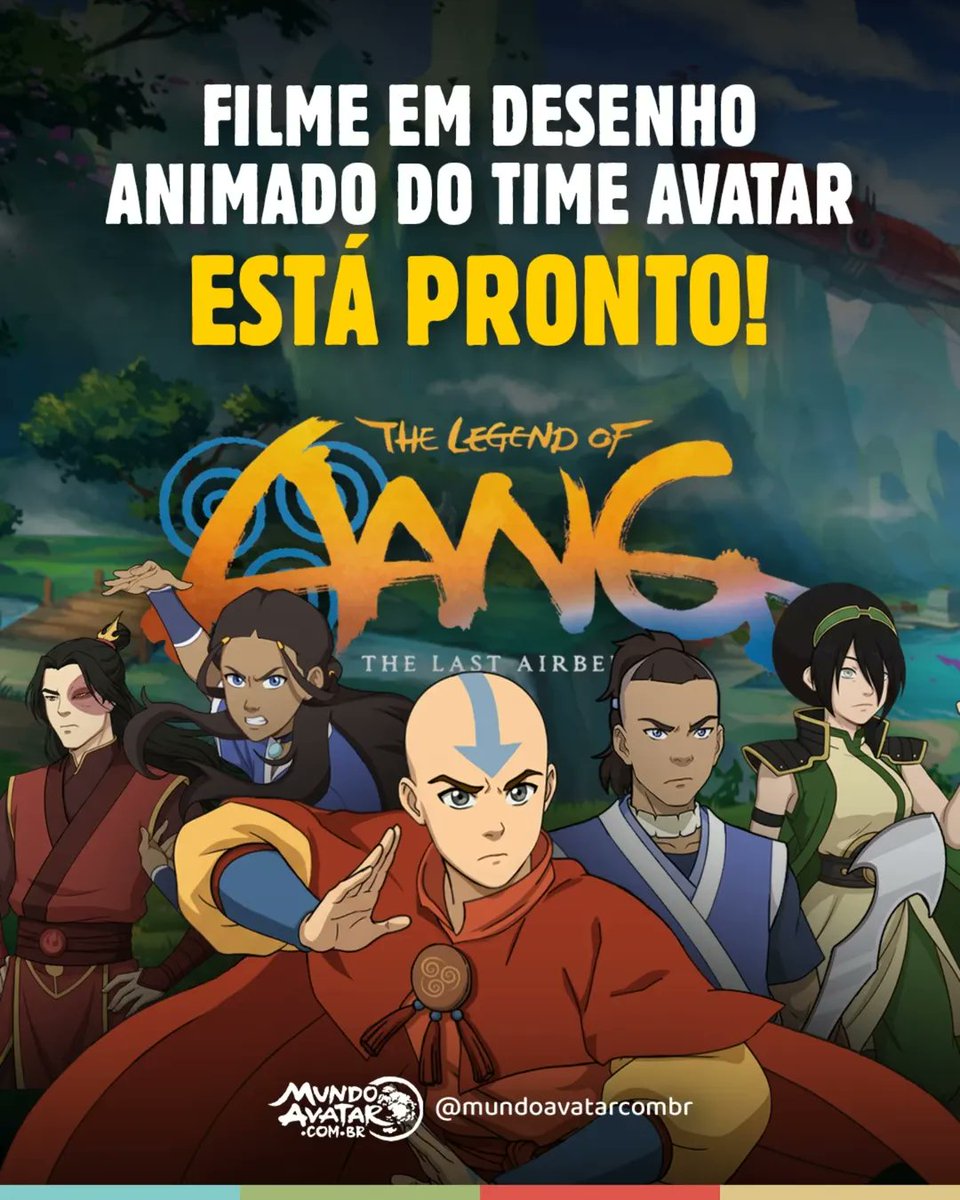 mundoavatar's tweet photo. 😱 Lauren Montgomery, diretora do filme em desenho animado que narra a jornada adulta dos personagens de "Avatar: A Lenda de Aang", atualizou hoje (07/03) sua conta no Instagram informando aos fãs que o filme está oficialmente pronto e finalizado.

Após quatro anos de desenvolvimento, finalmente a versão final do filme foi exibida para toda a equipe que trabalhou nele. Luren reforça que está orgulhosa do resultado e da equipe: "É a coisa mais incrível que já fizemos juntos". A publicação ainda mostra fotos da noite de exibição ao lado do elenco que deu voz aos personagens.

Ela deixa claro que a decisão da Paramount de não exibir mais o filme nos cinemas, mas sim no streaming, não significa que o filme terá uma qualidade ruim. Longe disso!

O filme deve chegar ao streaming somente no segundo semestre de 2026. Bryan Konietzko, criador de Avatar, comentou a publicação dando parabéns para a diretora e afirmando que ela fez um excelente trabalho.