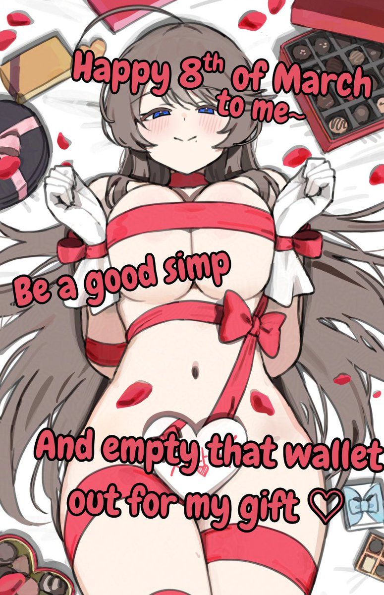 One of the best days for being a 𝒅𝒖𝒎𝒃 𝒔𝒊𝒎𝒑𝒚 is just around the corner 💖

I expect all of you to be 𝒈𝒐𝒐𝒅 𝒑𝒖𝒑𝒑𝒊𝒆𝒔 and shower me with gifts~

In fact, send one right now💞
throne.com/alicethegoddes…

Good worshiper ♡