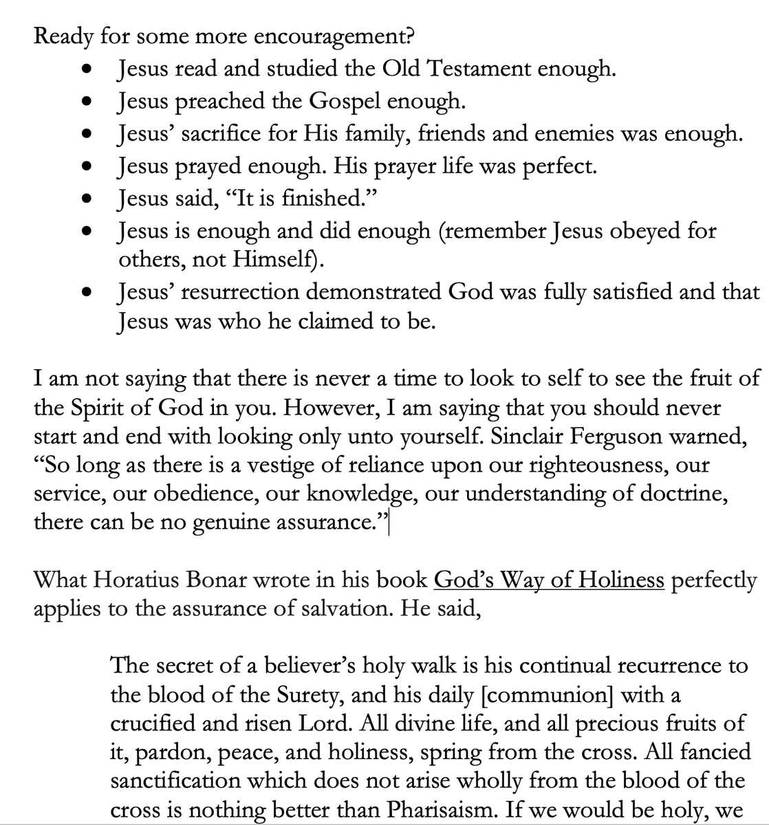 From "Gospel Assurance"