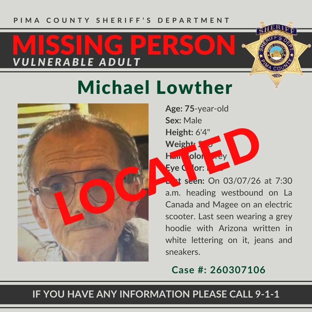 Pima County Sheriff's Department tweet media