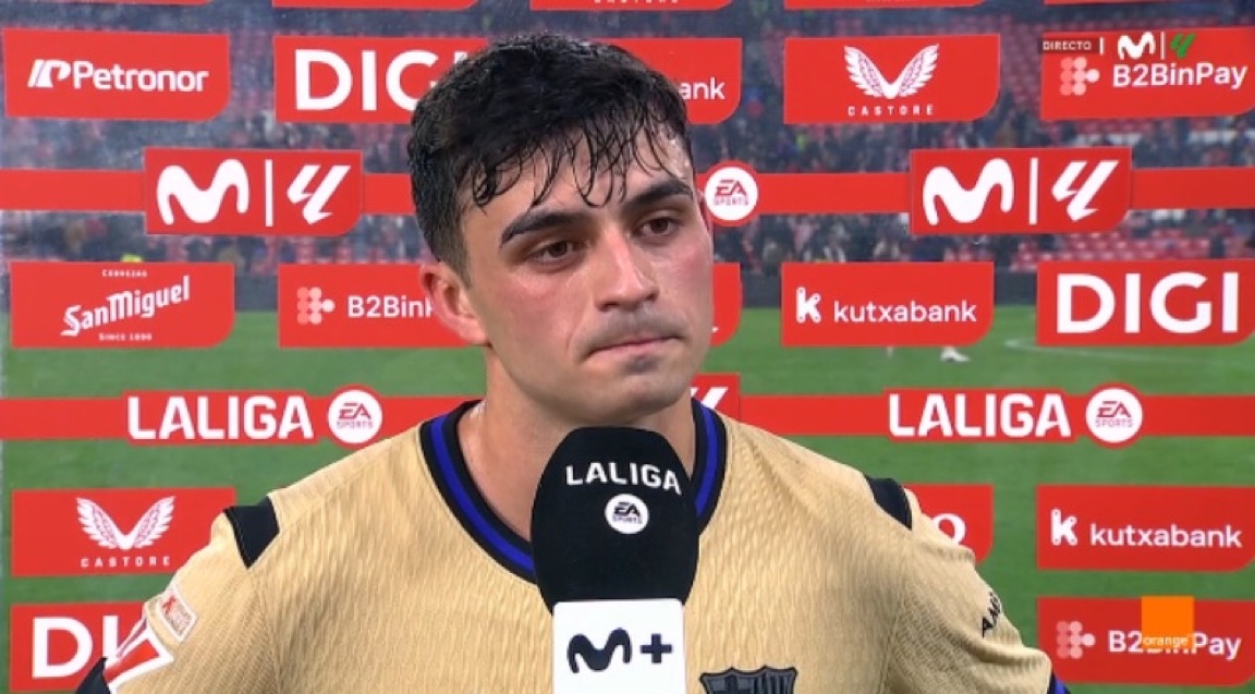BarcaTimes's tweet photo. 🚨🎙️| Pedri: “Lamine’s goal? What he did is natural as he is still very young and will continue to develop. What he needs to do is not to settle for what he has achieved, but to keep working and enjoying himself on the field, because that gives us a lot.” #fcblive ❤️ https://t.co/Ll5BYLgZBA