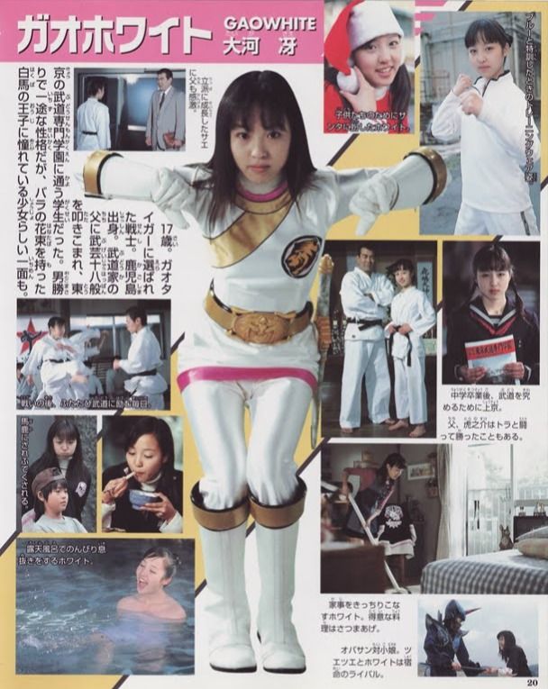 百獣戦隊ガオレンジャー・竹内実生(ガオホワイト)バニラコレクションvol.3 Amazon.co.jp: 百獣戦隊ガオレンジャー ガオホワイト B2ポスター 大河