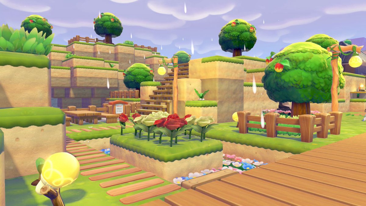 isaaccrossing's tweet photo. wooden garden pathway in pokopia! #pokopia https://t.co/6AMmMEQAzL