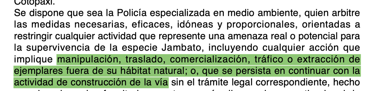 <a href="/lourdestiban1/">Lulu Tiban</a> ya está: SUSPENDA LA ACTIVIDAD dice CLARITO la sentencia!
Lea el Art. 282 del COIP.
Además, trasladar jambatos es delito!
Lea el Art. 247 del COIP.
#Angamarca #CarreteraResponsable #SalvemosAlJambato
<a href="/AlianzaJambato/">Alianza Jambato</a> <a href="/LoaEcuador/">LoaEcuador</a> <a href="/MANimalistas/">MANIMALISTAS ECUADOR</a> <a href="/RescateAnimalEC/">La Revolución Animal</a>
