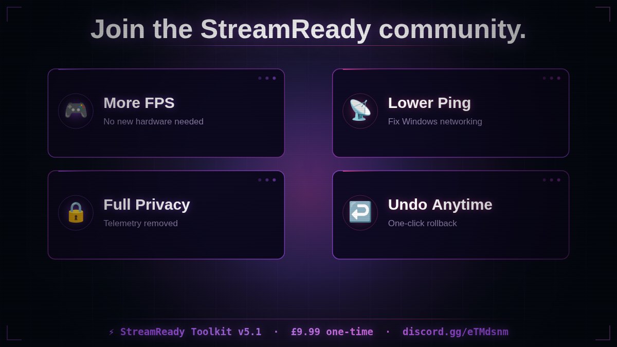 Stream Ready tweet media