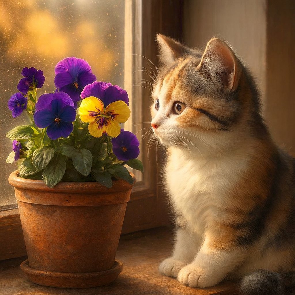 花と子猫の物語 tweet media