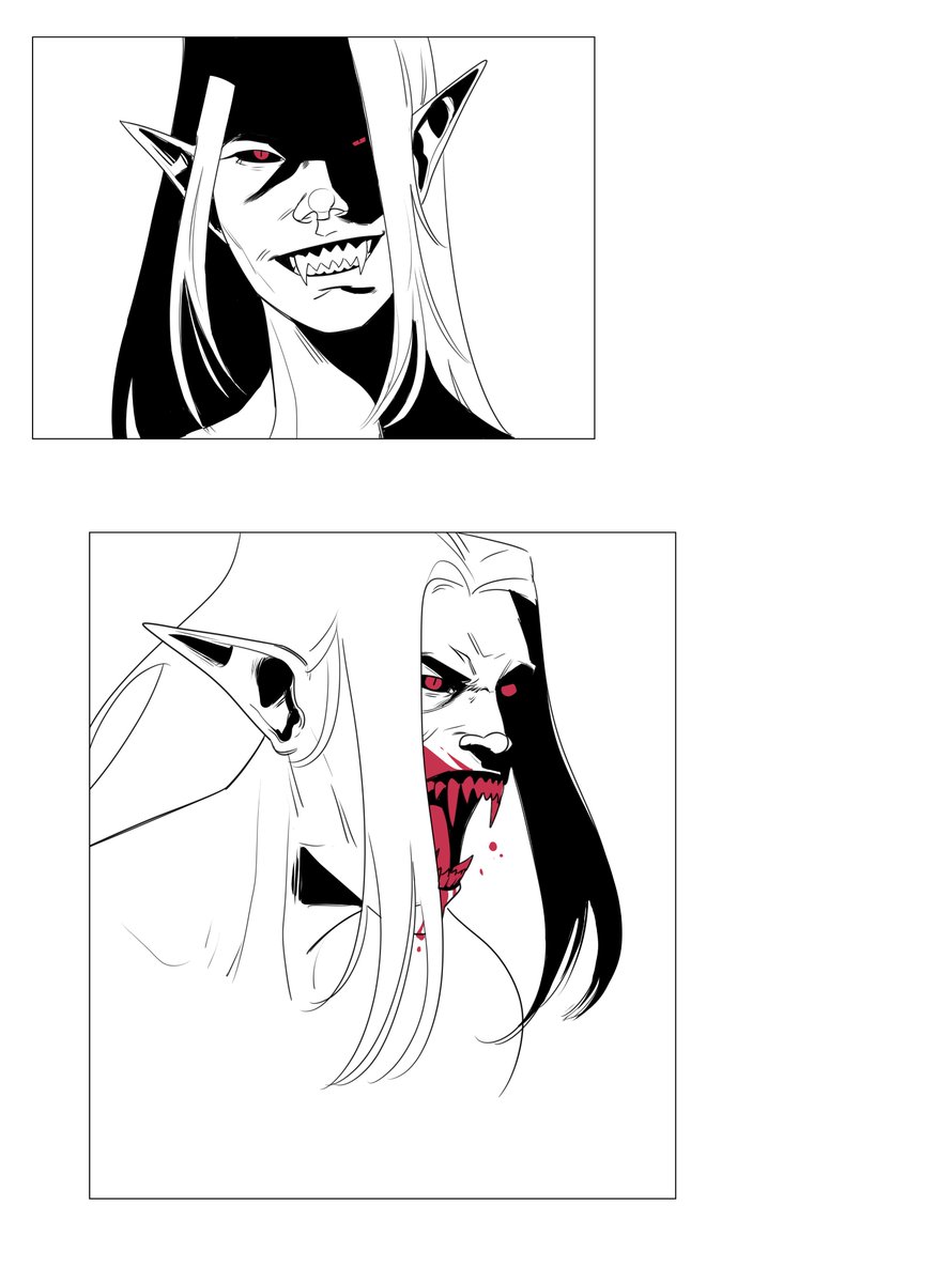 Lunaisbold's tweet photo. Some of @natyugho vampire Mira because I'm so normal about her

#kpdh https://t.co/YdSol9E3uv