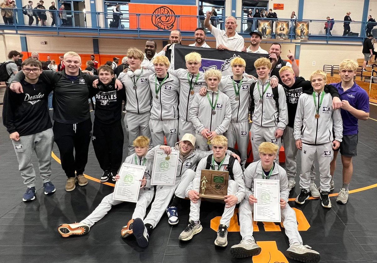 SFDAthletics's tweet photo. 2026 District Champions!!!

@SFDWrestling are District Champions for the first time since 2008.

🥇 3 District Champions
🏅 11 District Placers
🎟 9 State Qualifiers - A NEW SCHOOL RECORD

#GoStallions https://t.co/lulKbspfcf
