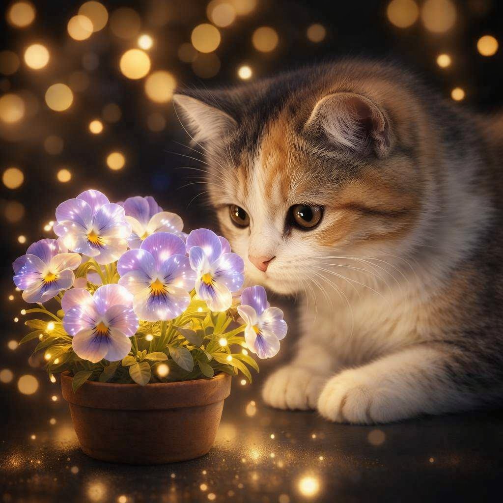 花と子猫の物語 tweet media