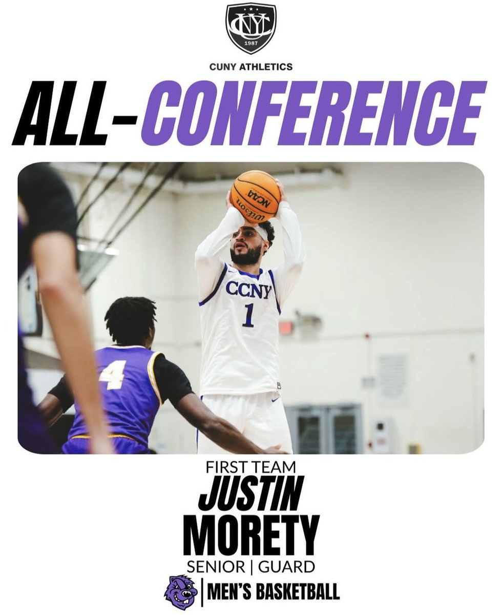 IamJu3tin's tweet photo. 1st Team all Conference 
1000 Point Scorer ( #8 in CCNY All Time )

Averages for the year :

20.1 PPG ( #1 in Conference )
6 RPG
3 APG
2 SPG

47% FG

1 Year Left https://t.co/i00aOaQHL4