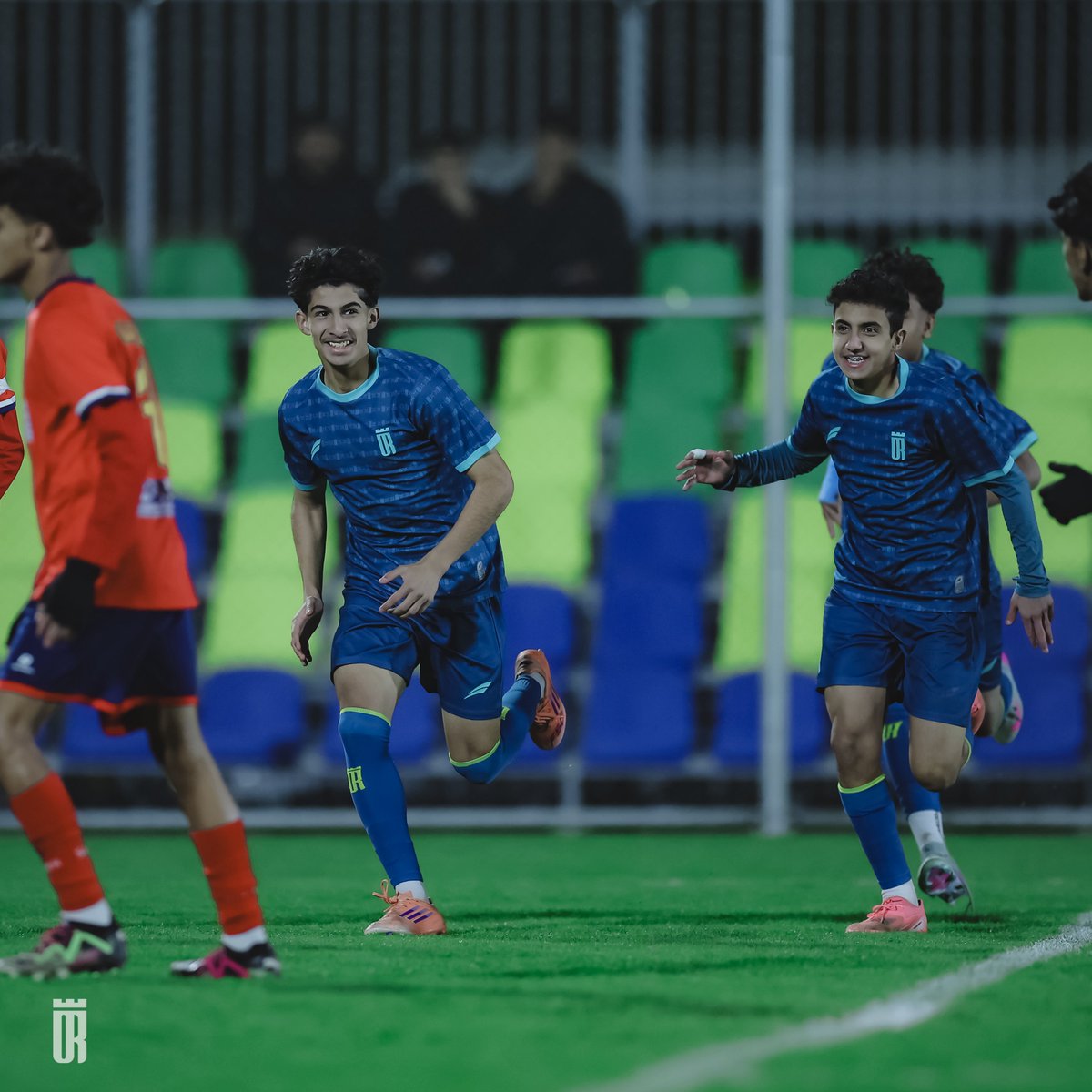 OrobahSA's tweet photo. فرحة اللاعب عبدالله الحميد بالهدفين الأول والثاني 🤩💛💚
#عروبة_16 https://t.co/XRSpW4LZM0
