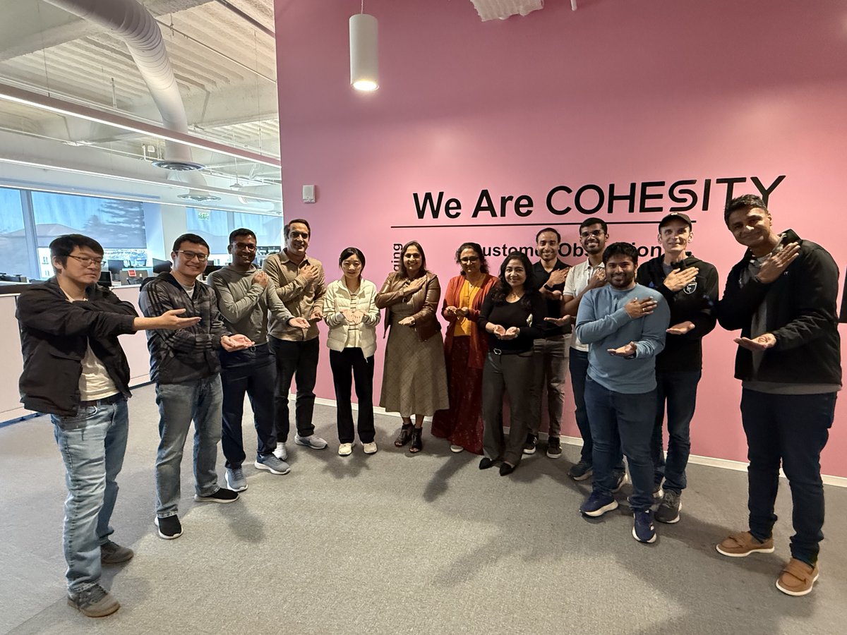 Cohesity's tweet photo. Today we’re celebrating the incredible women of Cohesity.

The teammates who share knowledge, mentor others, challenge ideas, build great products, support customers, and lift each other higher every day.

#GiveToGain, this year’s International Women’s Day theme, highlights how progress grows in everyday moments of guidance, opportunity, and support.

Happy #InternationalWomensDay 💜

#LifeAtCohesity #IWD