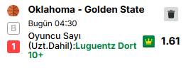 Oklahoma'da bu gece daha fazla süre almasını bekliyorum.