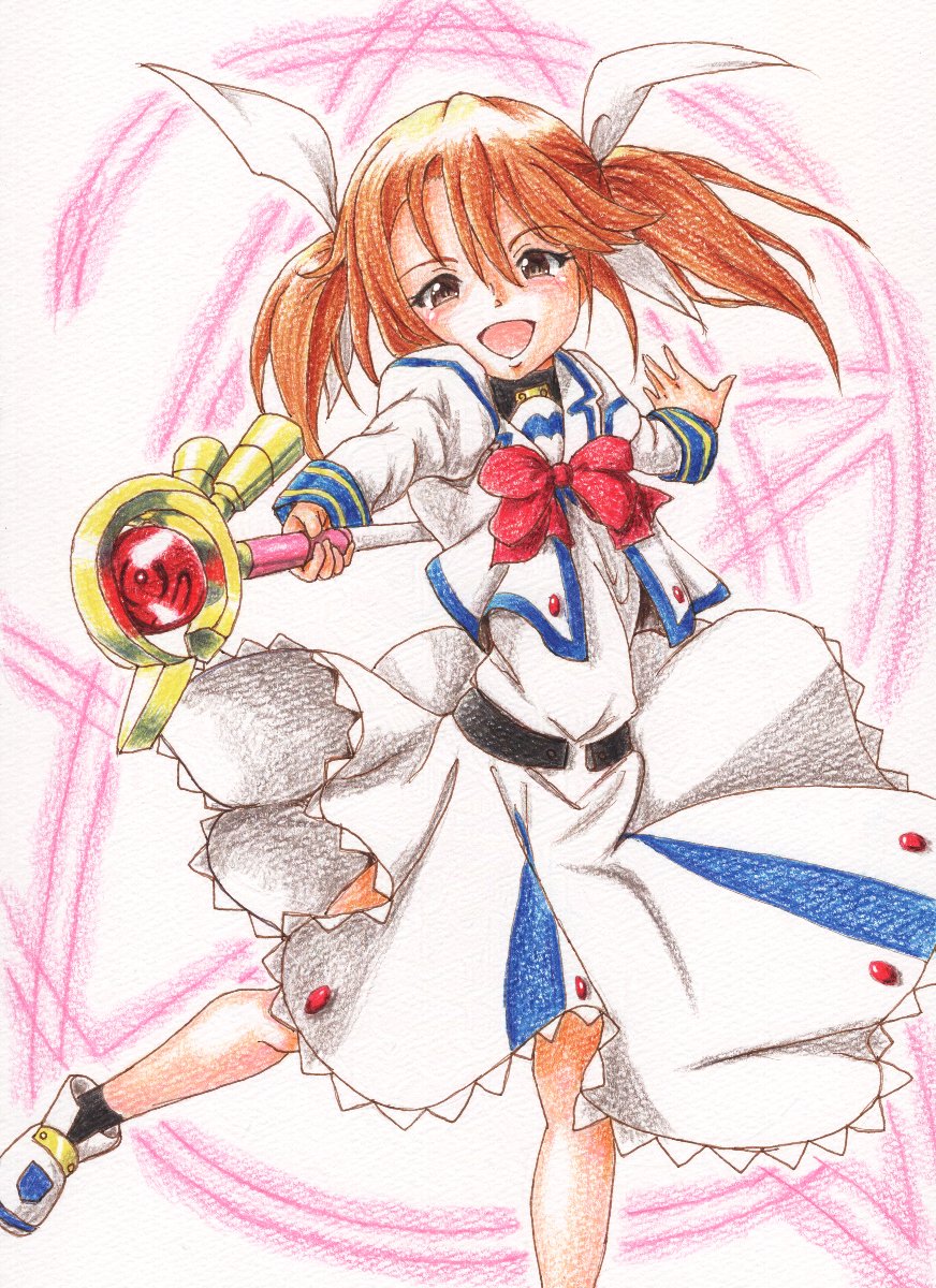 #昭和生まれの絵描きさんの絵を魅せて 
#過去絵 
保育園のころはファミコンどころかビデオデッキも無かったしテレビはチャンネルダイアルをがちゃがちゃ回してたぜ
ふふ、怖いか? ←涙 拭けよ ←じゃかましいわ! 