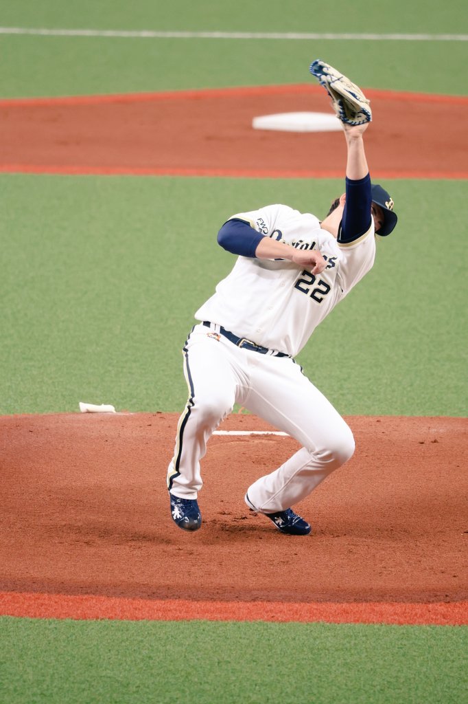 昨日の九里投手☺️
2026/3/7
#Bs2026 #オリックス
#九里亜蓮 
#京セラドーム大阪