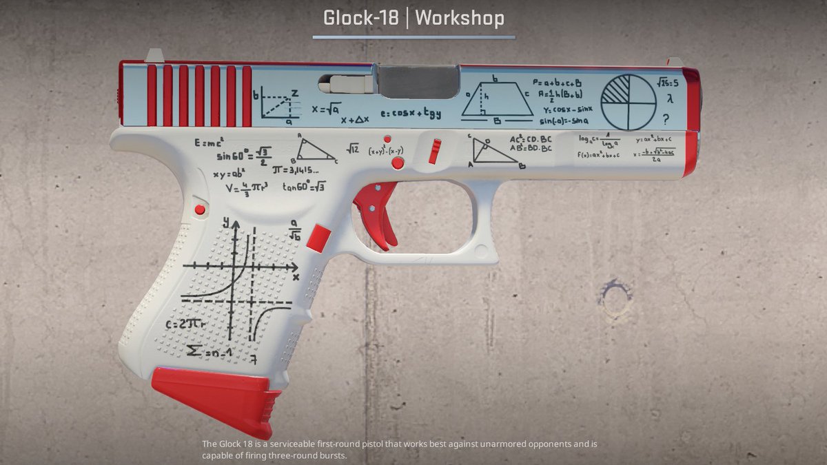 Gunsfireball's tweet photo. I hope you like this Skin I made for the Glock18 @CounterStrike
https://t.co/g70ewUQGHO https://t.co/7dFEmfm1je