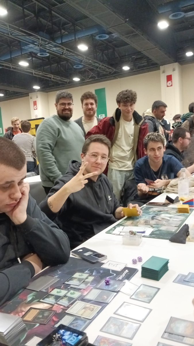 DAY 2 EN TURIN 🫡🫡 con la izzet elementals de <a href="/CastielloMTG/">Roberto Castiello 🔜RC Turin🇮🇹</a> first time.

R1 Prowess ✅
R2 Prowess ❌
R3 Prowess ✅
R4 Grixis elementals ✅
R5 Prowess ✅
R6 Lessons ✅
R7 Izzet elementals ❌
R8 Prowess ✅