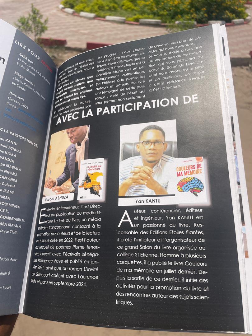 DorisDjamba2's tweet photo. Ma participation au magazine Lire pour devenir représente pour moi bien plus qu’une simple présence dans une publication : c’est une contribution, à mon humble niveau, à l’éveil intellectuel de notre génération. https://t.co/Ilz3YgxiBi