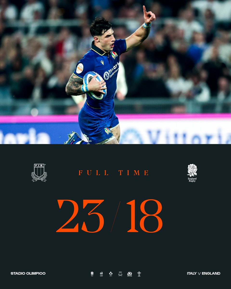 Italy beat England for the first time ever! 🤩

#GuinnessM6N #Since1883