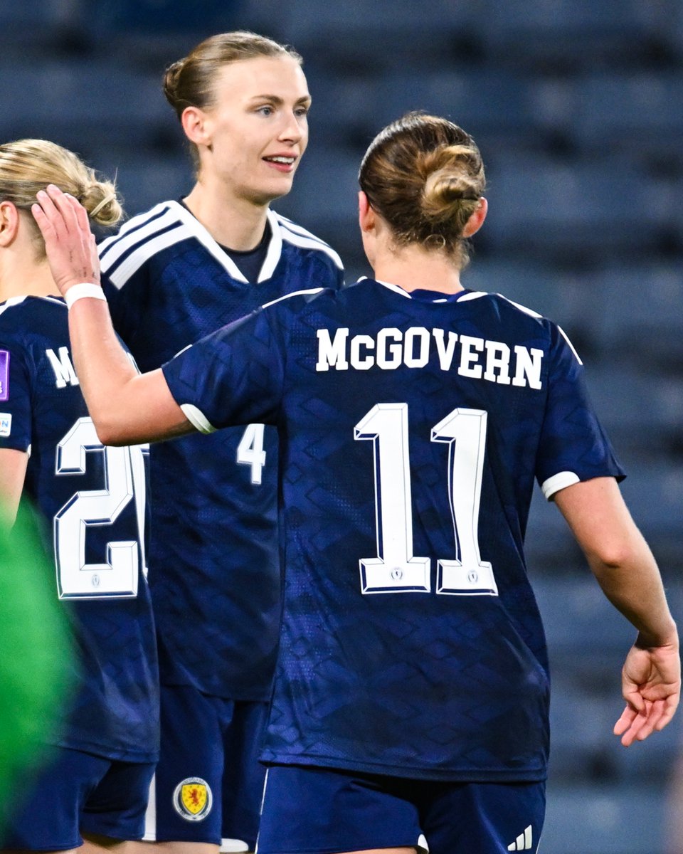 ScotlandNT's tweet photo. 2️⃣ Goals today
3️⃣ Goals in two games
💪 @jennaclark_01 🤝 @kathleenmcgove1 

#SWNT | #SCOLUX https://t.co/co8TGSKY0S