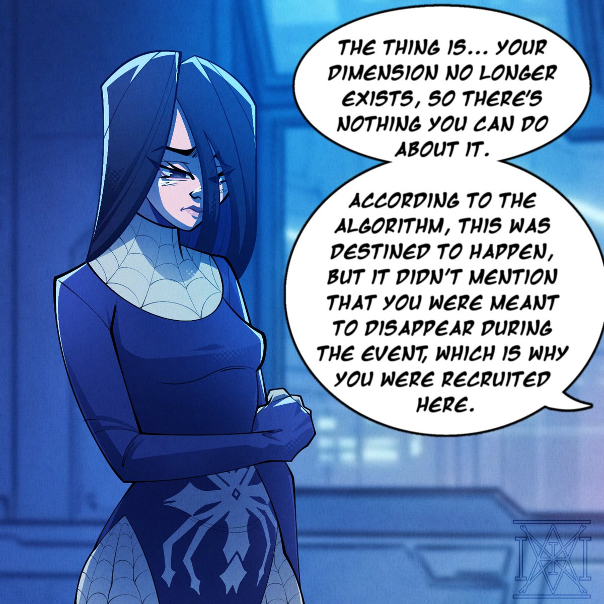 Zax_viii's tweet image. Zaira Francesca Rossi (Nun Spider, Earth-11884) meets Miguel (In her dimension, he used to be Venom and an extremely dangerous authority figure) 

#SpiderManAcrossTheSpiderVerse #MiguelOHara #spiderman2099 #spidersona #spidersociety #venom