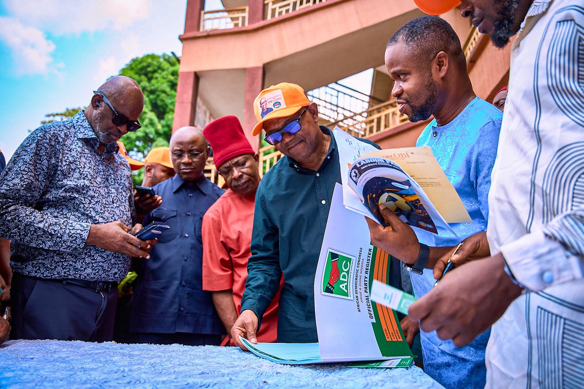 One step closer to our destination.

As it happened on the 31st of December in the symbolic city of Enugu, Peter Obi, accompanied by the South-East political bloc, picked up his party membership card at his ward earlier today in Agulu. 

A simple yet powerful reminder to all who