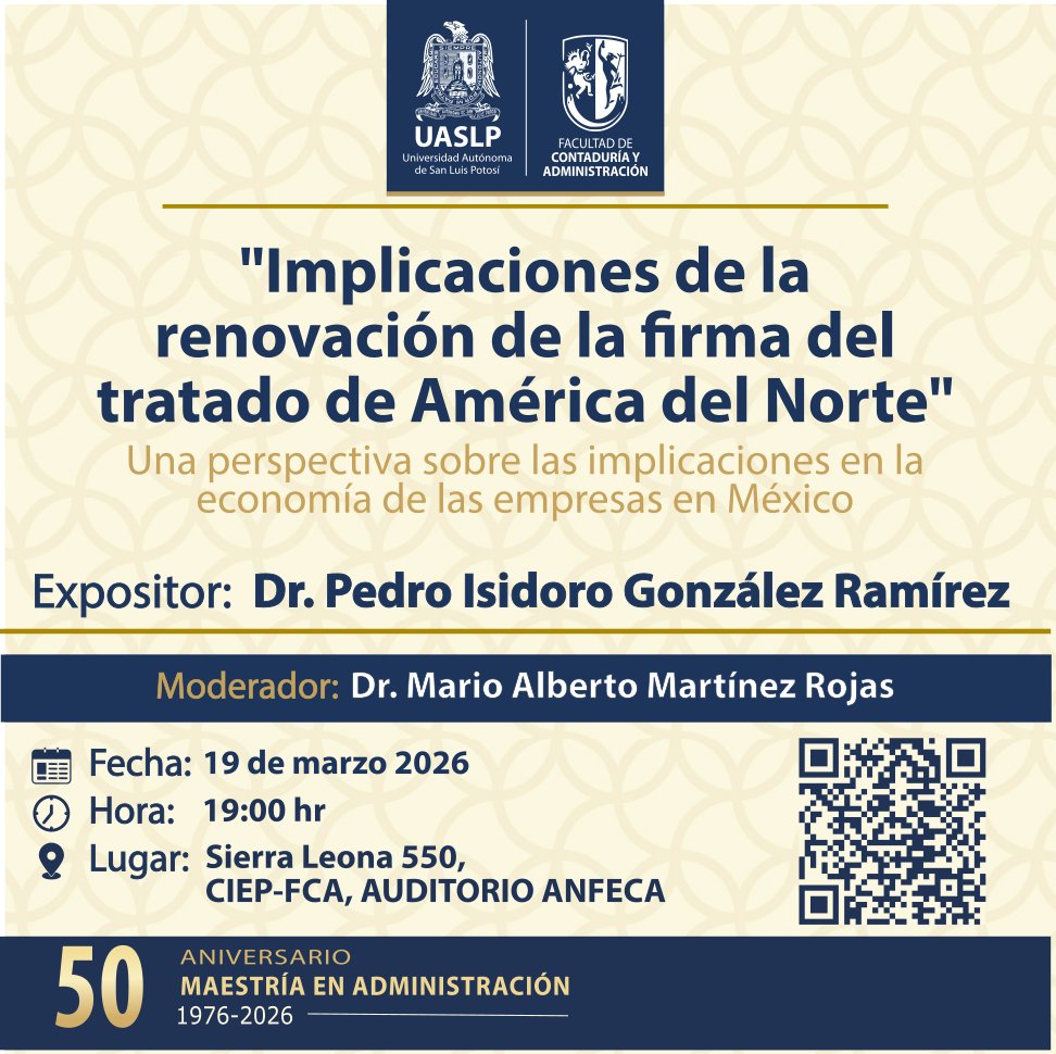 Centro de Investigación y Estudios de Posgrado FCA tweet media