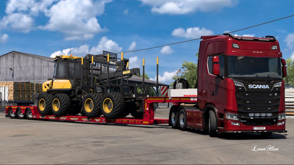 JegerLeonHan's tweet photo. V8 never disappoints me. 😌

#VirtualTruckDriver #VirtualPhotography #ETS2 #Scania #Kässbohrer https://t.co/rIl0MjoVT5