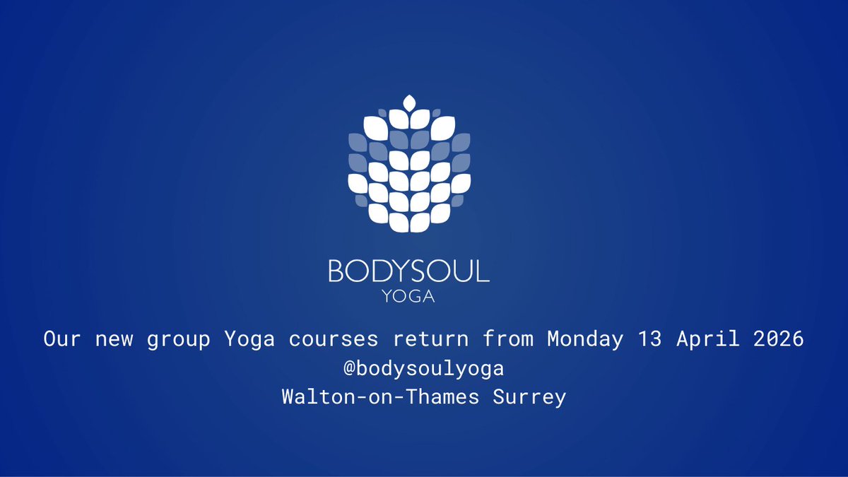 New Yoga Courses Starting Monday 13 April 2026 | Walton-on-Thames bodysoulyoga.co.uk/new-yoga-cours… via @<a href="/BodySoulYoga/">Body Soul Yoga | Yoga Classes | Walton Surrey</a>