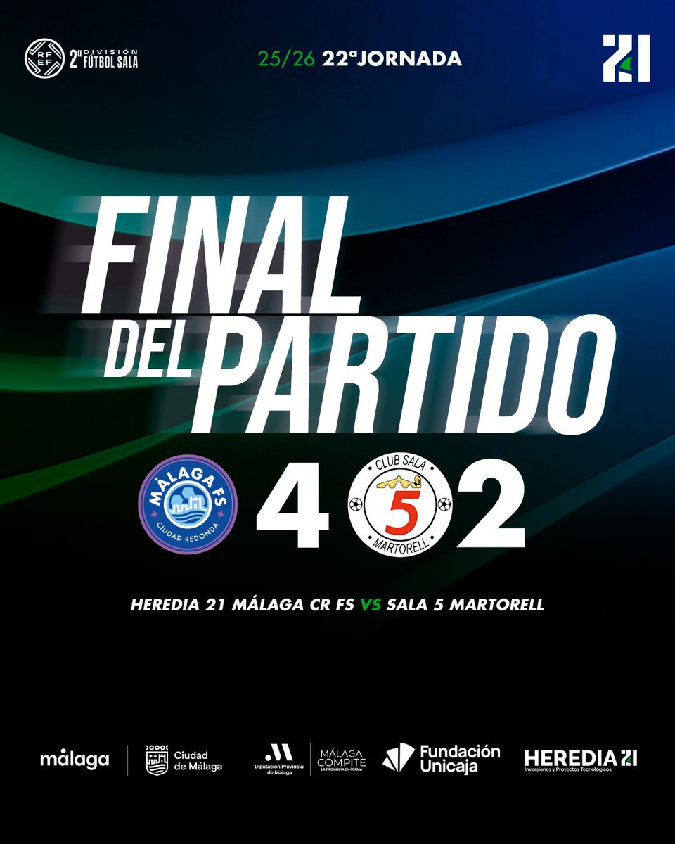 Heredia 21 Málaga Ciudad Redonda FS tweet media