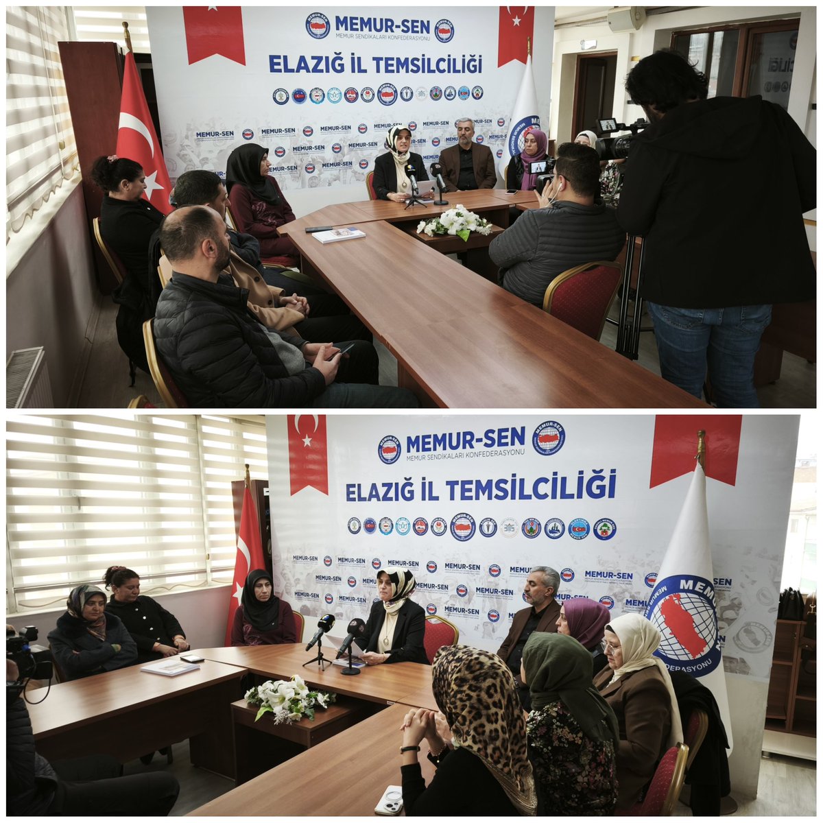 8 Mart Dünya Kadınlar Günü münasebetiyle Kadın Komisyonu Başkanımız Reyhat Polat tarafından bir basın açıklaması gerçekleştirildi. Açıklama öncesi hasbihâl için toplanan kadın komisyonu üyelerimize basın açıklaması sonrasında başkanımız İbrahim Bahşi çiçek ve hediye takdiminde